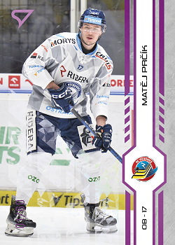Matej Prcik Vitkovice Tipsport ELH 2024/25 SportZoo 2. serie Purple Iceberg /60 #318